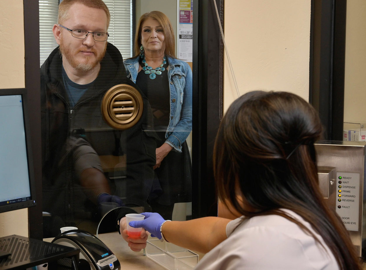 Member Receiving Medication for Fentanyl & Opioid Use at a CODAC Location. Member Receiving Medication for Fentanyl & Opioid Use at a CODAC Location.